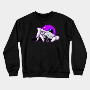 Hand Shaped Ufo Crewneck Sweatshirt